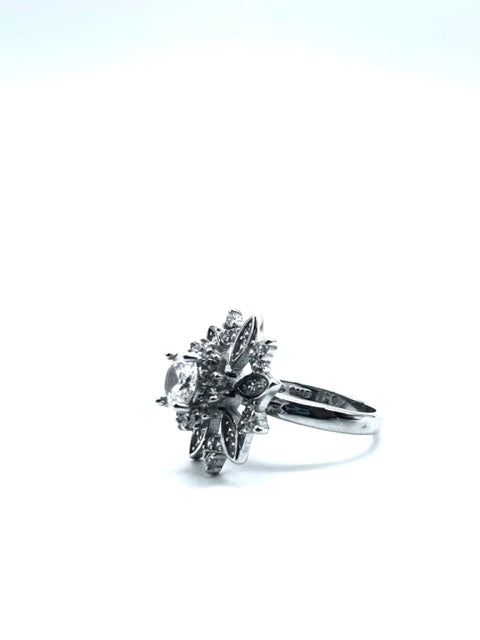 Silver Classic Solitaire Ring