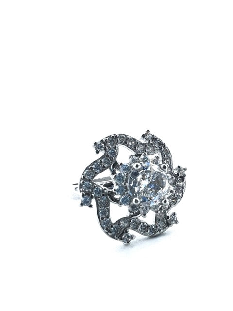 Silver Classic Solitaire Ring