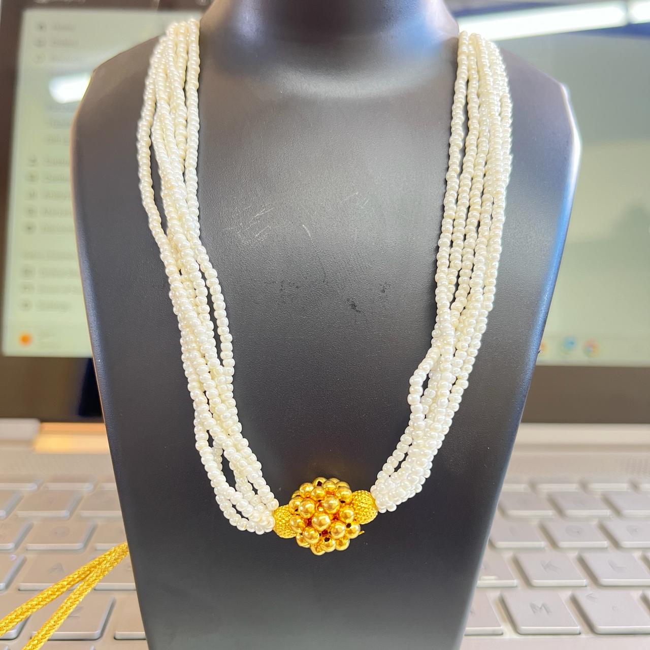 Gold Wax Mala