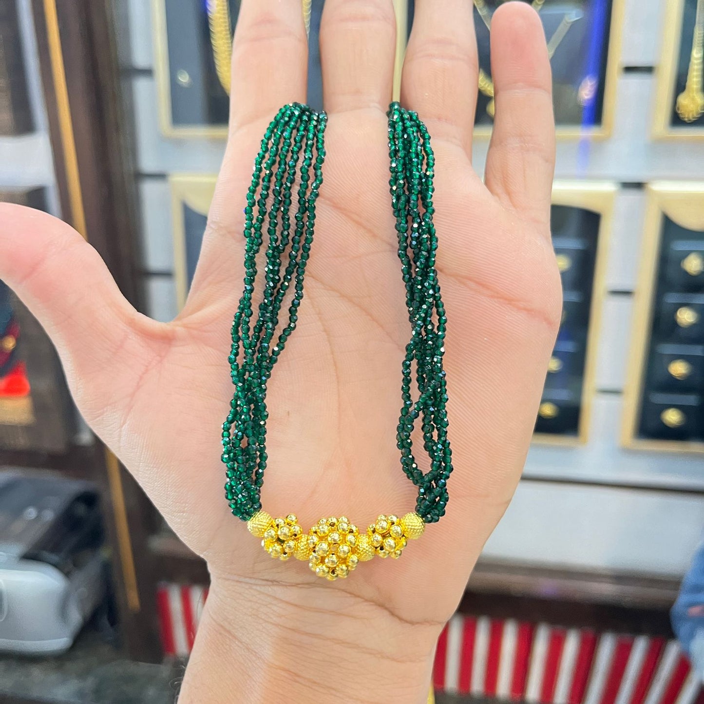 Gold Wax Mala