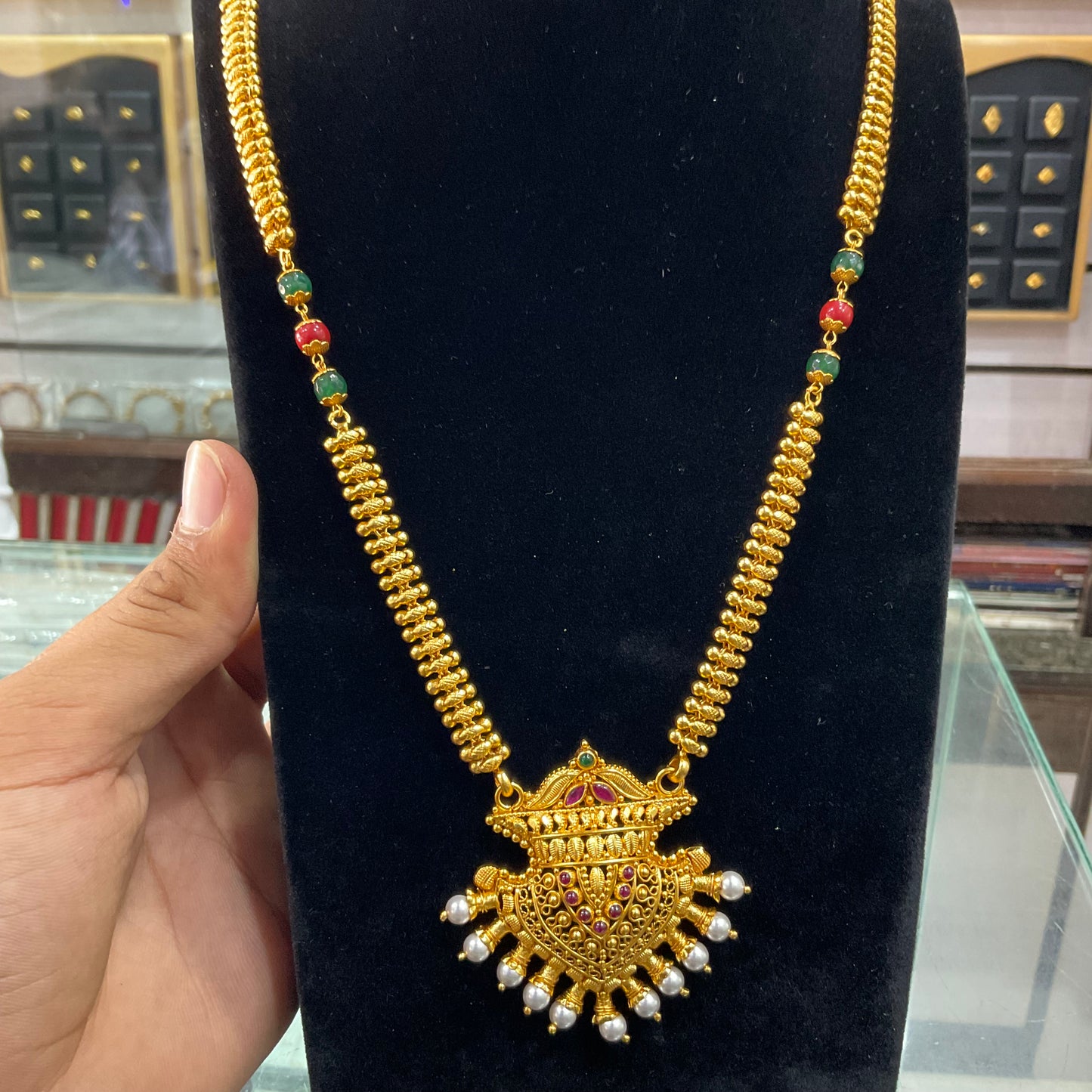 Silver Tulsi Haram 50.00 gm
