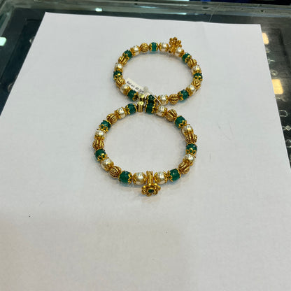 Green Bets Silver Bangle 2