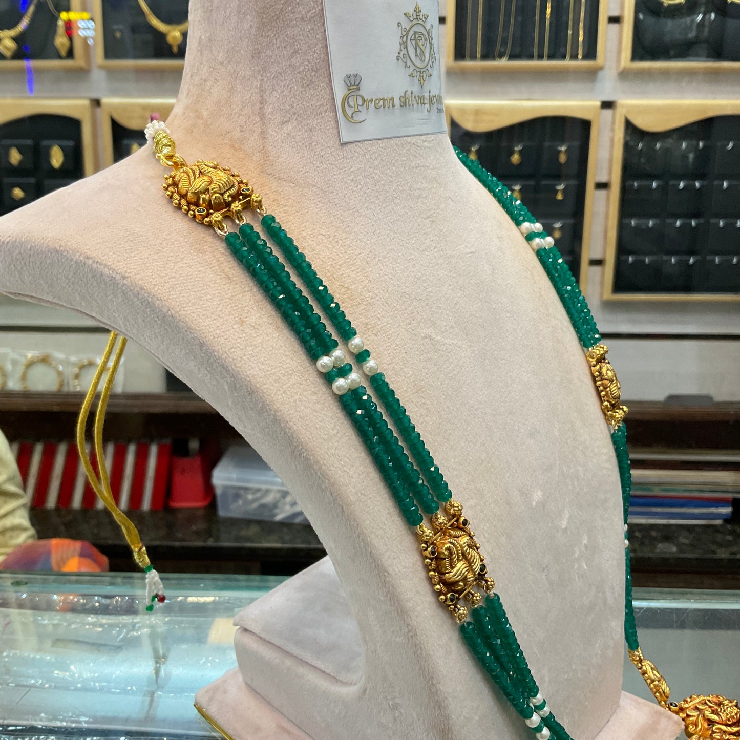 Silver Green Haram 3+ 1 Pendent