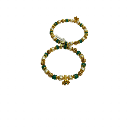 Green Bets Silver Bangle 2