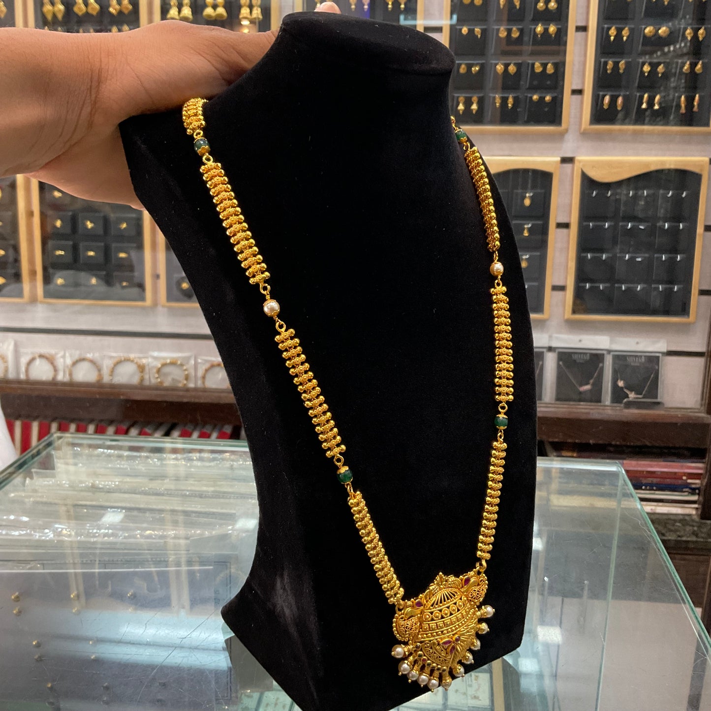 Silver Tulsi Haram 50.92 Gm