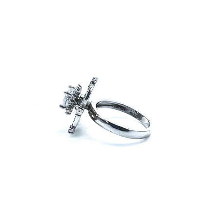 Rotatable Silver Ring