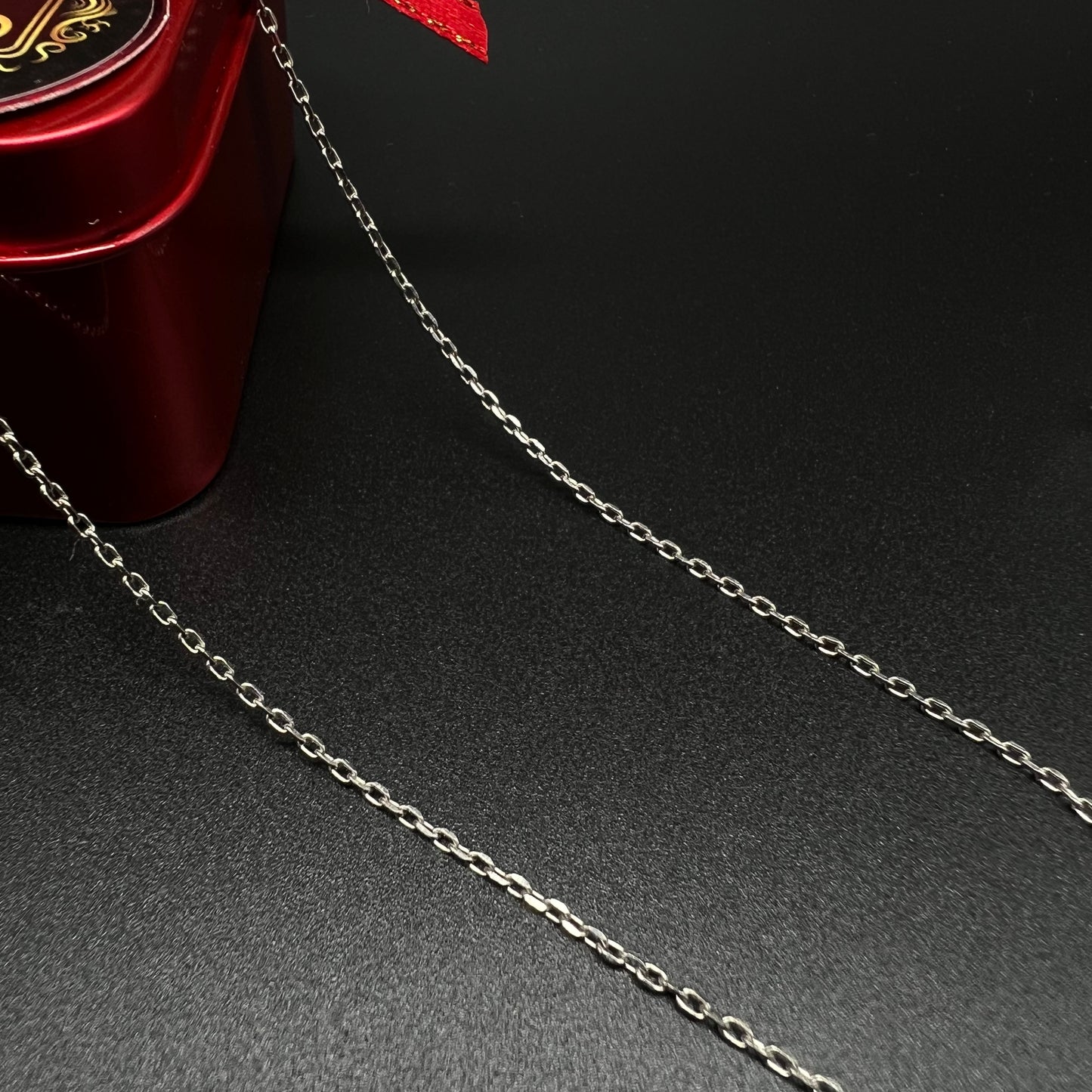 Silver Red Stone Necklace with Earing