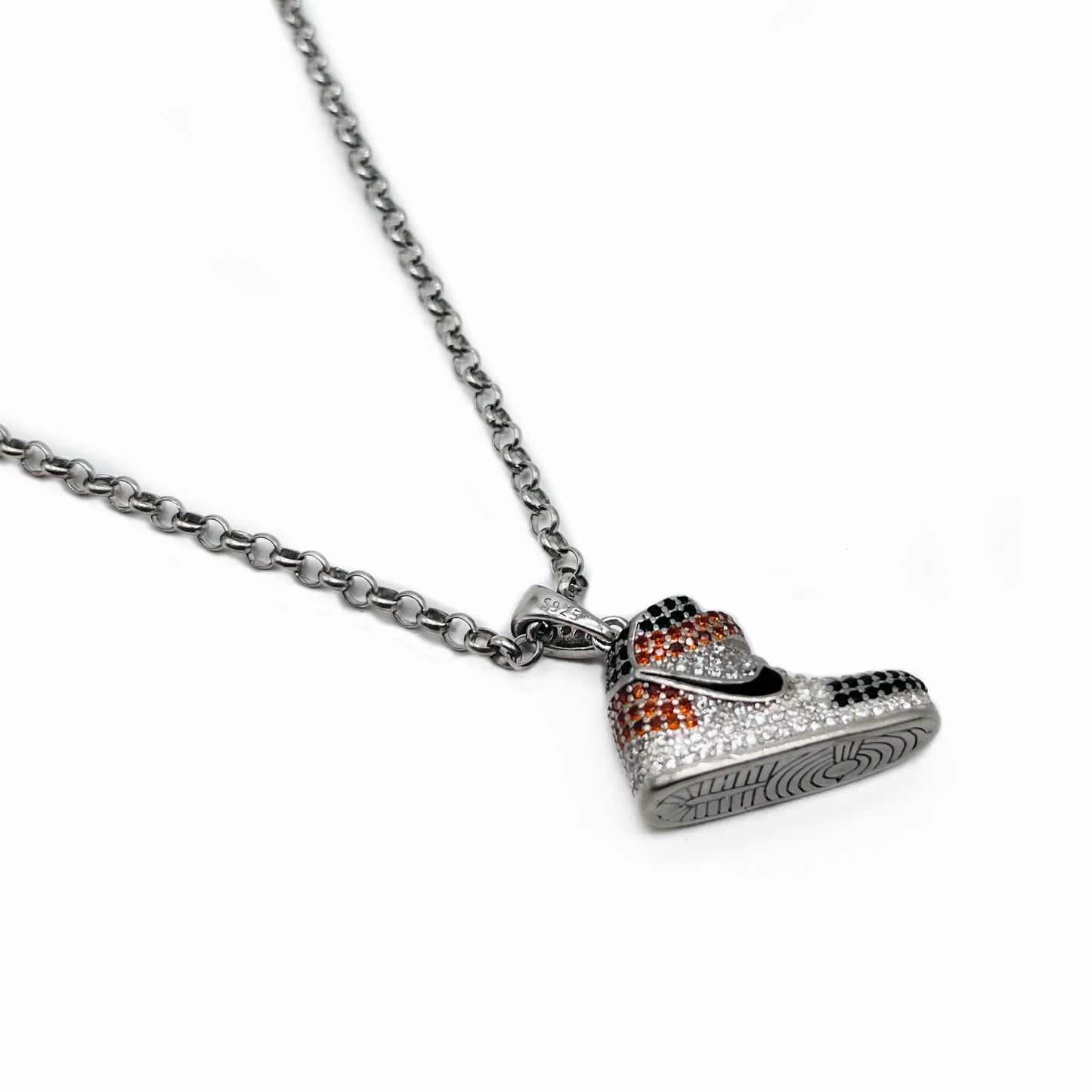 Silver NIKE AIR JORDAN NECKCHAIN